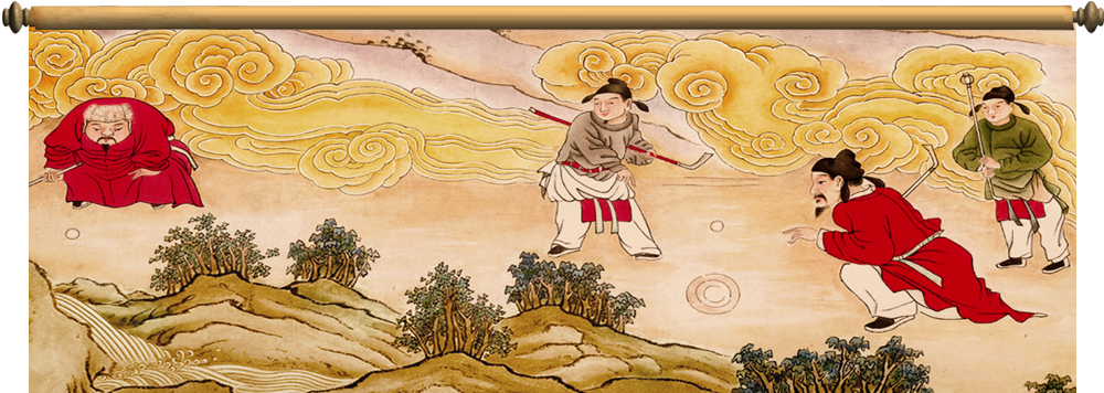 捶丸-中国古代的高尔夫球运动图